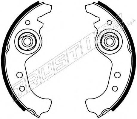 Комплект тормозных колодок TRUSTING 7429