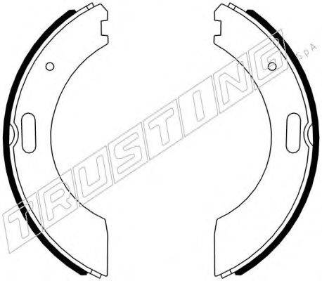 Комплект тормозных колодок TRUSTING 053002