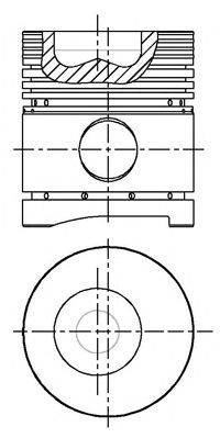 Поршень NÜRAL 87-126300-10