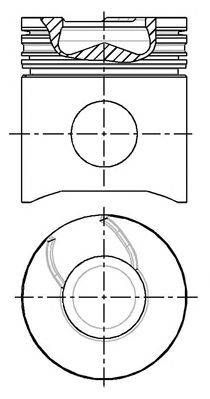 Поршень NÜRAL 87-785300-10