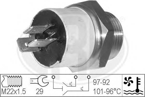 Датчик, температура охлаждающей жидкости ERA 330482
