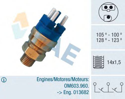 Термовыключатель, вентилятор радиатора FAE 38370