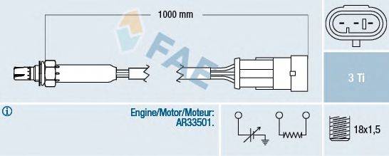Лямбда-зонд FAE 77182