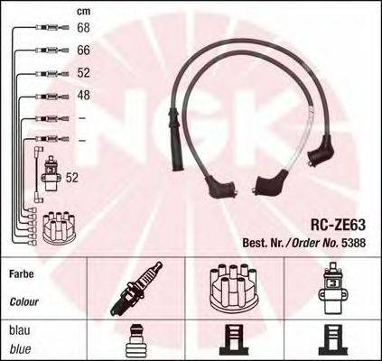 Комплект проводов зажигания NGK 5388