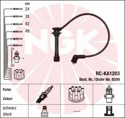 Комплект проводов зажигания NGK 6209