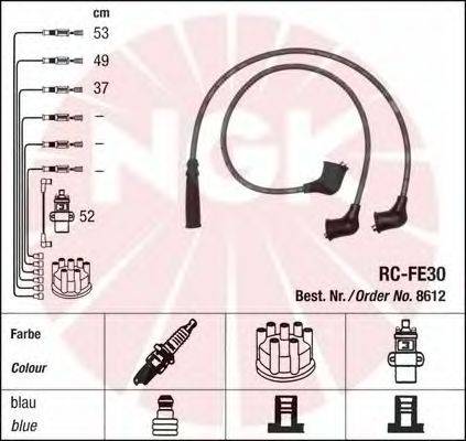 Комплект проводов зажигания NGK 8612