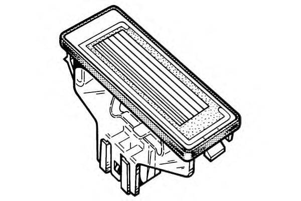 Фонарь освещения номерного знака MAGNETI MARELLI 01476