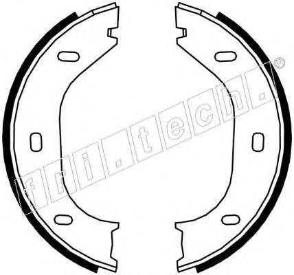 Комплект тормозных колодок, стояночная тормозная система fri.tech. 1019.021