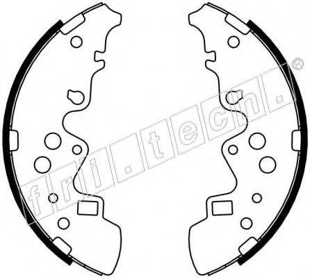 Комплект тормозных колодок fri.tech. 1049.158
