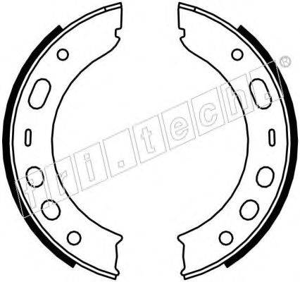 Комплект тормозных колодок, стояночная тормозная система fri.tech. 1083002