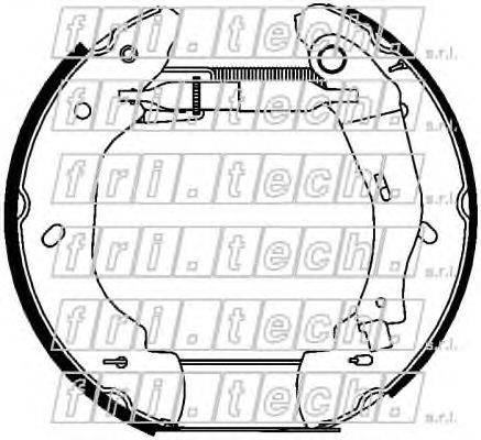 Комплект тормозных колодок fri.tech. 16289