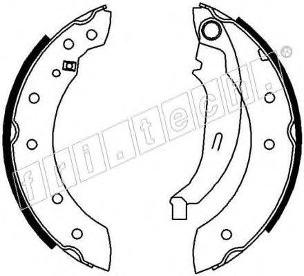 Комплект тормозных колодок fri.tech. 17235