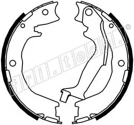 Комплект тормозных колодок, стояночная тормозная система fri.tech. 1049.166