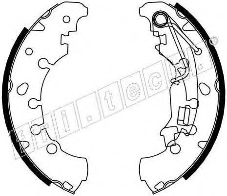 Комплект тормозных колодок fri.tech. 17381
