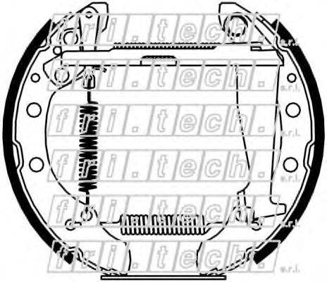 Комплект тормозных колодок fri.tech. 16417