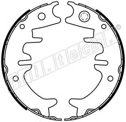 Комплект тормозных колодок, стояночная тормозная система fri.tech. 1115.330