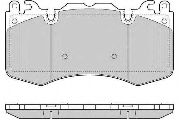 Комплект тормозных колодок, дисковый тормоз E.T.F. 12-1414