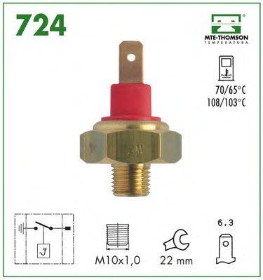 Термовыключатель, вентилятор радиатора MTE-THOMSON 724
