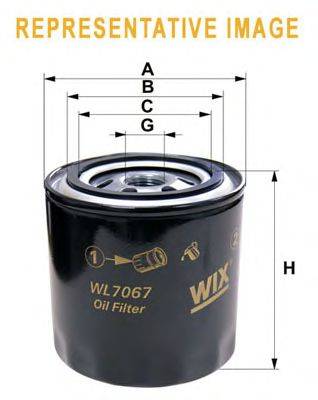 WIX FILTERS (НОМЕР: WL7174) Масляный фильтр