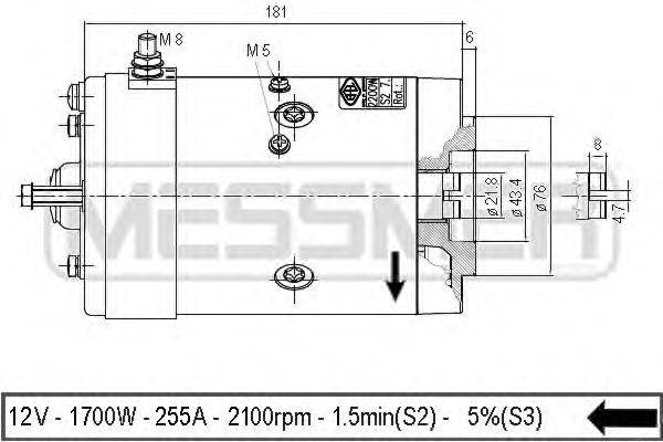 Электродвигатель MESSMER 230036