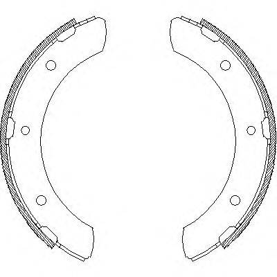 Комплект тормозных колодок WOKING Z4317.00