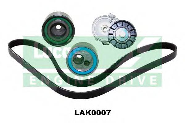 Поликлиновой ременный комплект LUCAS ENGINE DRIVE LAK0007
