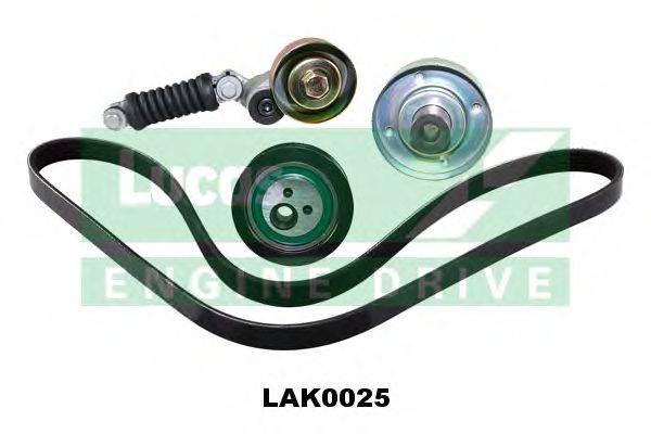 Поликлиновой ременный комплект LUCAS ENGINE DRIVE LAK0025