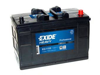 Стартерная аккумуляторная батарея; Стартерная аккумуляторная батарея EXIDE EG1102