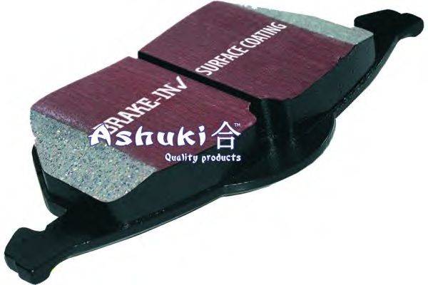 Комплект тормозных колодок, дисковый тормоз ASHUKI 1080-4009
