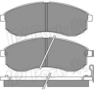 Комплект тормозных колодок, дисковый тормоз IPS Parts IBD-1581