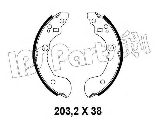 Тормозные колодки IPS Parts IBL-4191