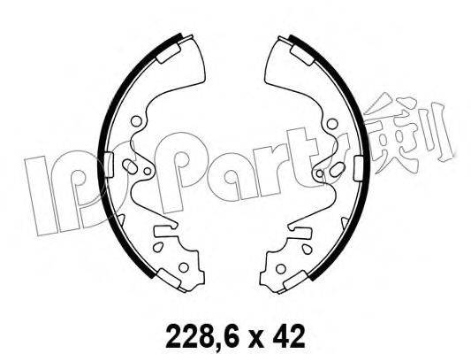 Тормозные колодки IPS Parts IBL-4310