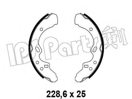 Тормозные колодки IPS Parts IBL-4328