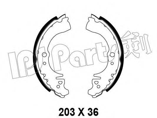 Тормозные колодки IPS Parts IBL-4698