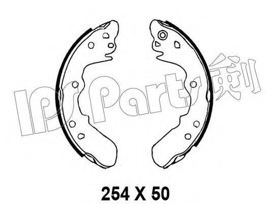 Тормозные колодки IPS Parts IBL4991