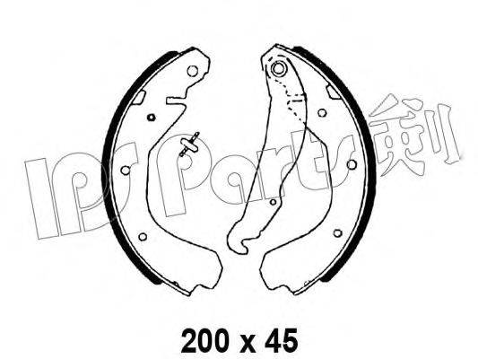 Тормозные колодки IPS Parts IBL-4999