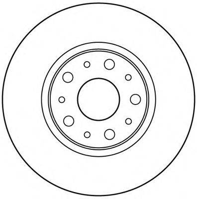 Тормозной диск SIMER D2028