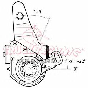Регулируемый вал, регулятор TRUCKTECHNIC TT70.02.705