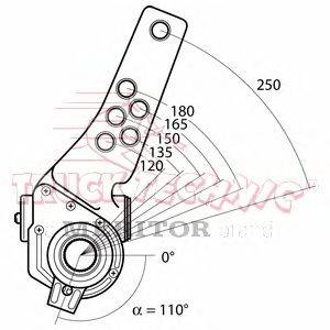 Регулируемый вал, регулятор TRUCKTECHNIC TT70.02.758