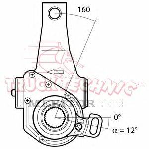 Регулируемый вал, регулятор TRUCKTECHNIC TT70.09.299