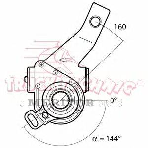 Регулируемый вал, регулятор TRUCKTECHNIC TT70.09.310
