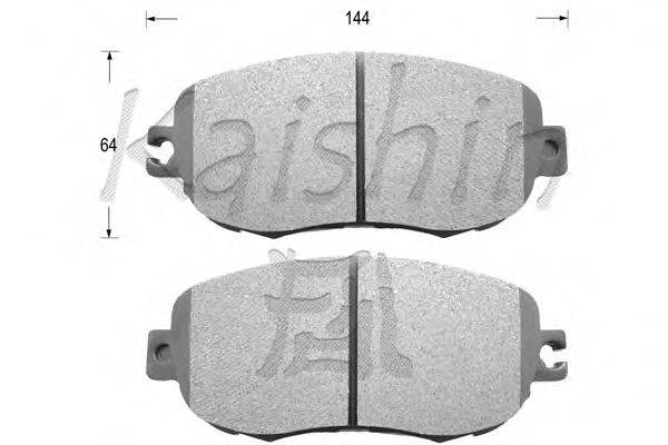 Комплект тормозных колодок, дисковый тормоз KAISHIN D2129