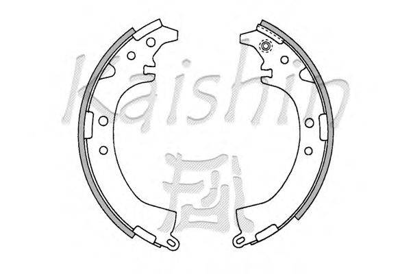 Комплект тормозных колодок KAISHIN K2333
