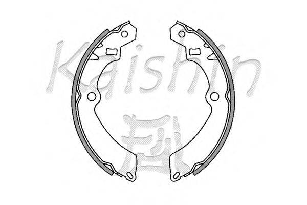 Комплект тормозных колодок KAISHIN K9934