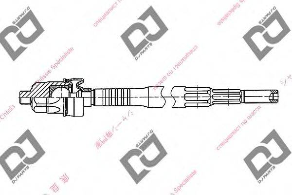 Осевой шарнир, рулевая тяга DJ PARTS DR1233