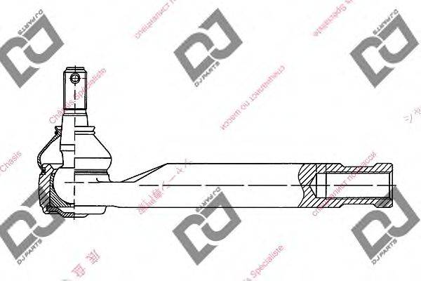 Наконечник поперечной рулевой тяги DJ PARTS DE1005