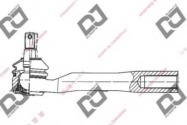 Наконечник поперечной рулевой тяги DJ PARTS DE1042