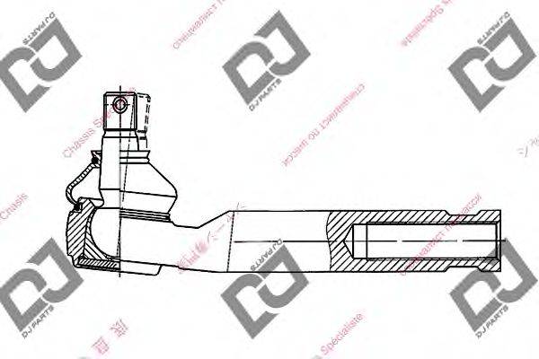 Наконечник поперечной рулевой тяги DJ PARTS DE1074