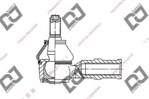 Наконечник поперечной рулевой тяги DJ PARTS DE1139