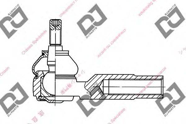 Наконечник поперечной рулевой тяги DJ PARTS DE1203